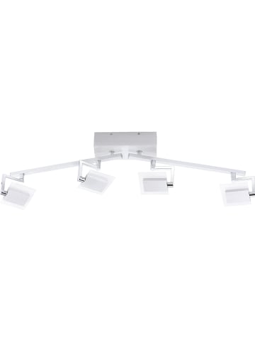 FISCHER & HONSEL LED-Deckenleuchte in Silber - (B)45 x (T)21 cm