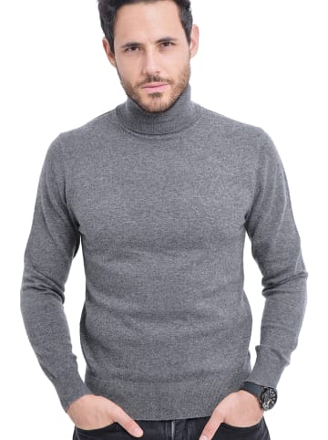 C& Jo Rollkragenpullover in Grau