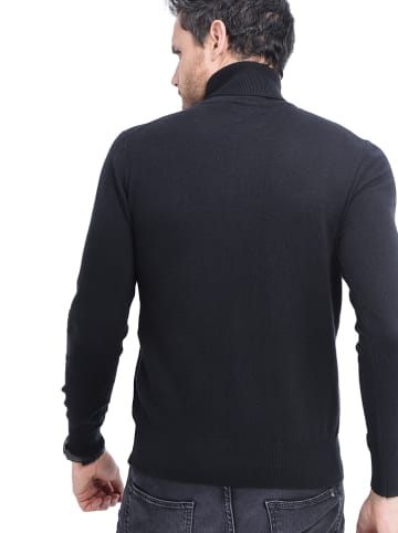 C& Jo Rollkragenpullover in Schwarz