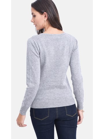 C& Jo Pullover in Hellgrau