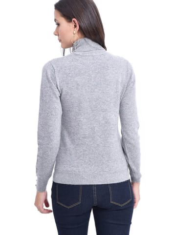 C& Jo Rollkragenpullover in Hellgrau