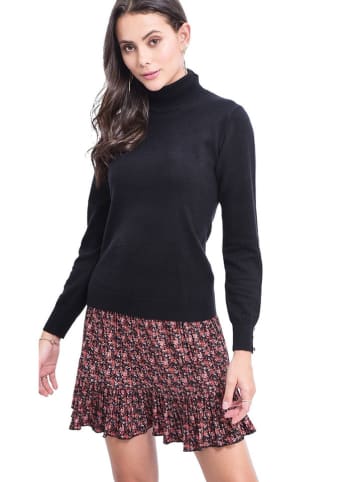 C& Jo Rollkragenpullover in Schwarz