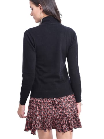 C& Jo Rollkragenpullover in Schwarz