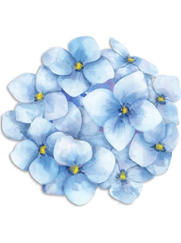 Madre Selva Placemat "Hortencia" lichtblauw - (L)50 x (B)40 cm