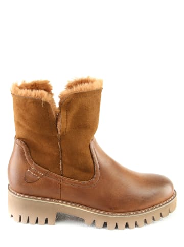Foreverfolie Winterboots in Camel