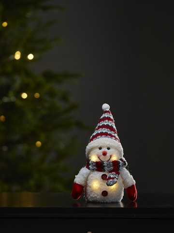 STAR Trading Dekoracyjna figurka LED "Joylight" w kolorze biało-czerwonym - 15 x 25 x 9 cm