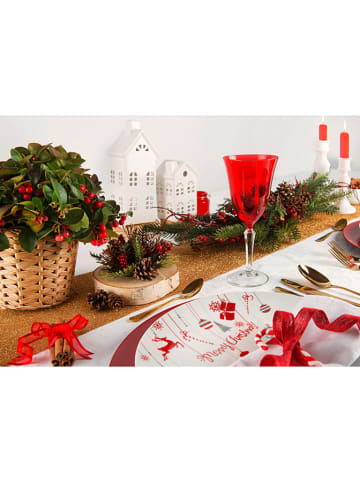 Trendy Kitchen by EXCÉLSA Teelichthalter "Little Home" in Weiß - (B)7,5 x (H)14,5 x (T)7,5 cm