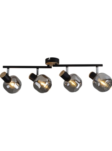 näve Lampa sufitowa "Fumoso" w kolorze szarym - szer. 58 cm