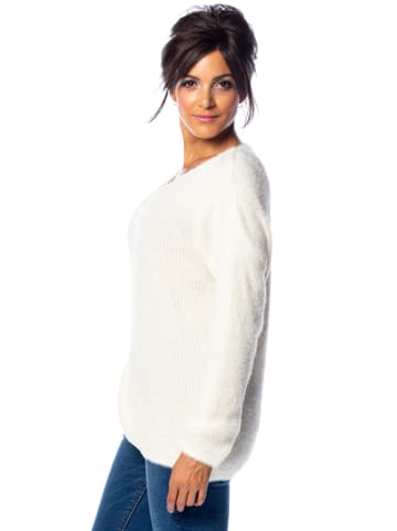 So Cachemire Pullover "Aimee" in Weiß
