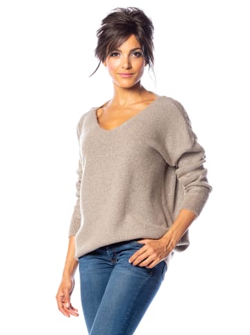 So Cachemire Pullover "Alexia" in Taupe