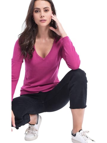 ASSUILI Kaschmir-Pullover in Pink