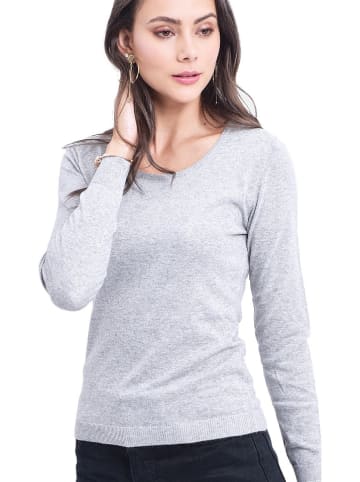 ASSUILI Pullover in Hellgrau