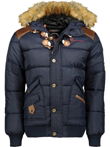 Geographical Norway Kurtka zimowa "Belphegore" w kolorze granatowym