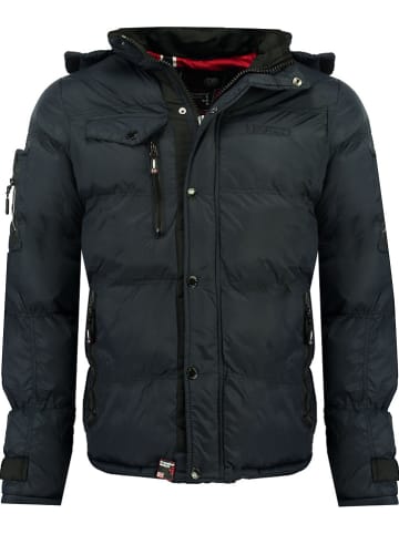 Geographical Norway Kurtka zimowa "Bonap" w kolorze granatowym