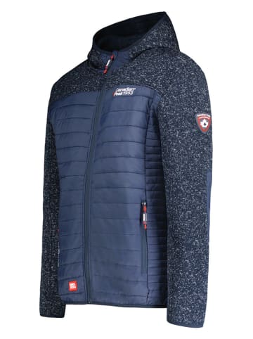 Canadian Peak Kurtka polarowa "Uchampion" w kolorze granatowym
