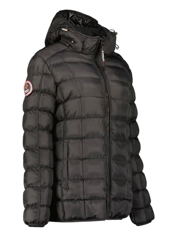 Canadian Peak Doorgestikte jas "Bambolineak" zwart