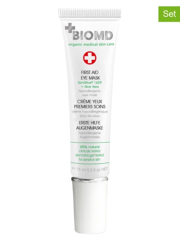 BIOMED Maseczki (2 szt.) "First Aid" pod oczy - 2 x 15 ml