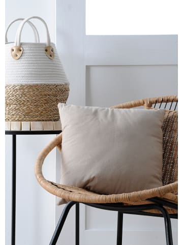 STOF France Kussen "Duo" beige - (L)40 x (B)40 cm