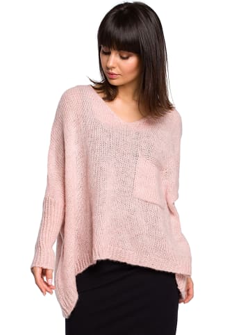 Be Wear Sweter w kolorze jasnoróżowym