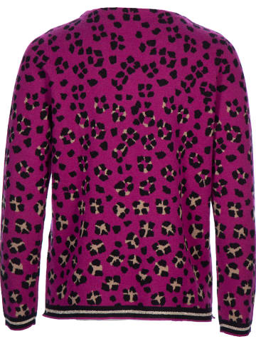 BRAX Pullover "Liz" in Lila/ Schwarz