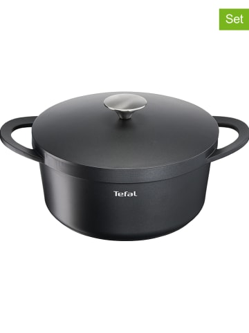 Tefal 2tlg. Set: Aluguss-Kochtopf "Trattoria" - Ø 24 cm