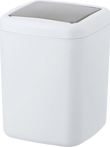 Wenko Schwingdeckeleimer "Barcelona S" in Weiß - 3 l