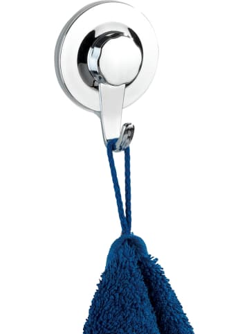 Wenko 3er-Set: Wandhaken "Ultra-Loc" in Silber - (B)6,2 x (H)8,5 x (T)2,5 cm