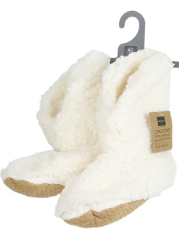 The Concept Factory Hausschuhe in Creme