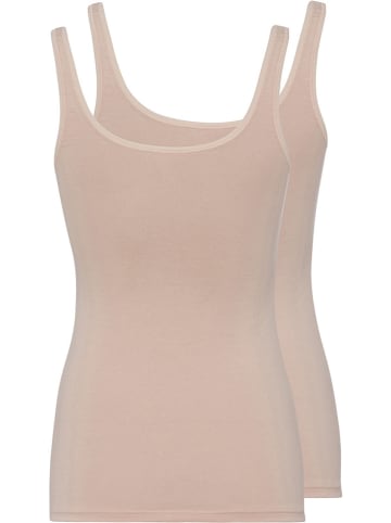 Skiny 2er-Set: Hemdchen in Beige