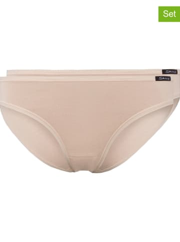 Skiny 2er-Set: Slips in Beige