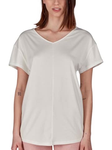 Skiny Pyjamashirt crème
