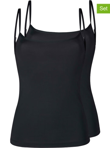 Skiny 2-delige set: hemdjes zwart