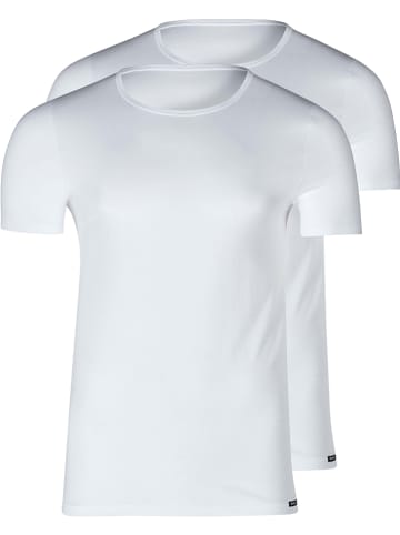 Skiny 2-delige set: shirts wit