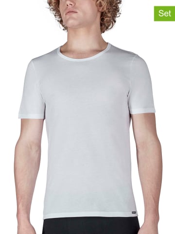 Skiny 2-delige set: shirts wit