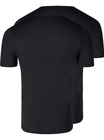 Skiny 2-delige set: shirts zwart