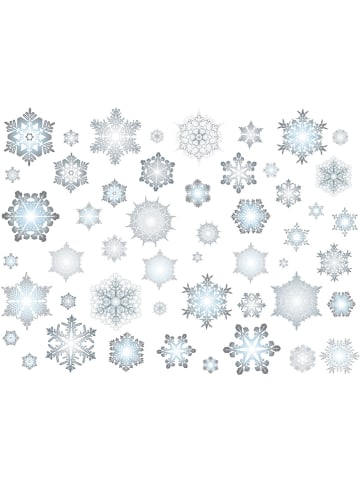 Ambiance Fenstersticker "Snowflakes"
