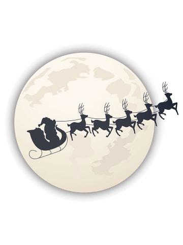 Ambiance Wandsticker "Santa claus in the moonlight"
