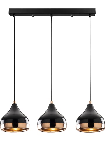 Opviq Hängeleuchte "Yildo" in Schwarz/ Kupfer - (B)67 x (T)17 cm
