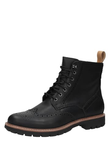 Clarks Leren boots zwart