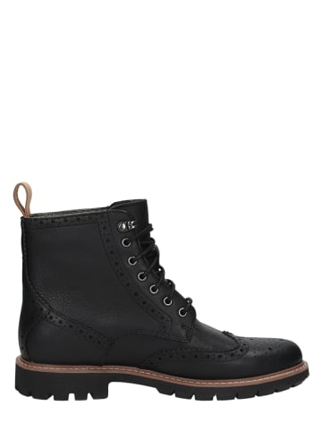 Clarks Leren boots zwart