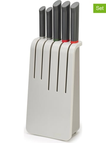 JosephJoseph 6-delige messenblokset grijs - (H)35,7 cm