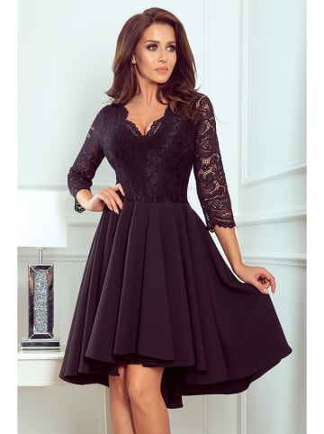 numoco Sukienka w kolorze czarnym