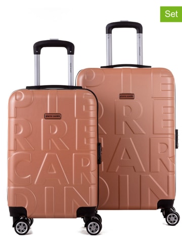 Pierre Cardin 2tlg. Hardcase-Trolleyset in Orange