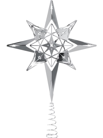 Rosendahl Gwiazda w kolorze srebrnym na choinkę - wys. 32 cm