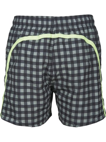 Arena Zwemshort "Small Checks" zwart/grijs