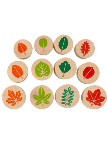SUNNYSUE 12tlg. Holzstempel "Blätter" - ab 3 Jahren