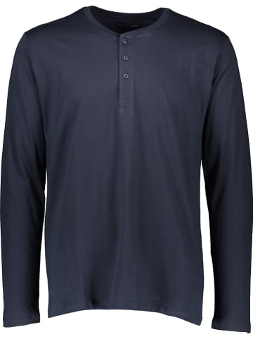 Schiesser Pyjamashirt donkerblauw
