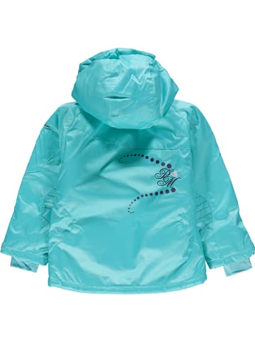 Peak Mountain 2-delige ski-/snowboardoutfit turquoise/grijs