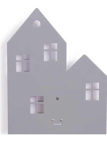 roommate Wandlamp "Town House" grijs - (B)23,5 x (H)30 cm