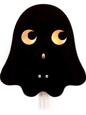roommate Lampa ścienna "Moon" w kolorze czarnym - 25 x 23 cm